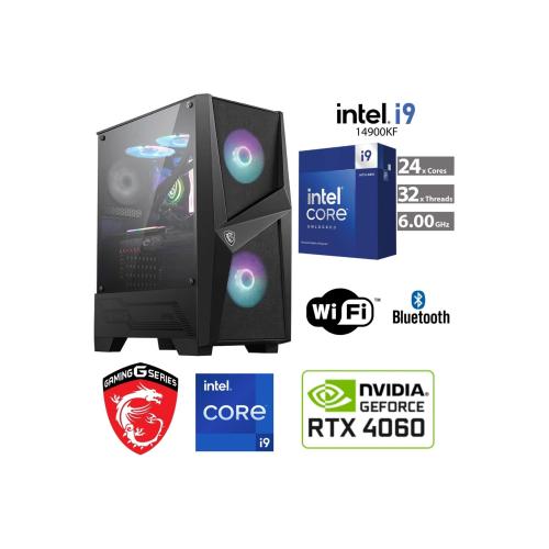8 GB RTX 4060 –GAMİNG PC DDR5- İNTEL İ9 14900KF- 32 GB DDR5 RAM – 1 TB M.2 SSD – SIVI  uyumlu