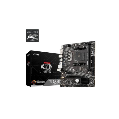 A520m-a Pro Ddr4 4600/1866mhz M.2 M.atx Am4