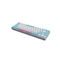 Beyaz Mini Mekanik Klavye Z-686 Huano Blue Switch Işıklı
