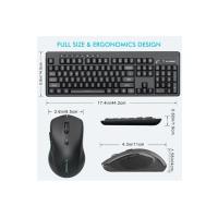 Kablosuz Klavye Mouse Set E777 Ingilizce Keyboard