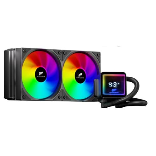 MEGALODON Argb Tr240 Sıvı Soğutucu 2x12cm Fan Yüksek Performanslı Işlemci Soğutucusu Sıvı Soğutma