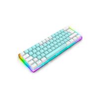 MX-1 Mekanik Klavye RGB Red Switch Türkçe Oyuncu Klavyesi Beyaz Mini Klavye Kablolu