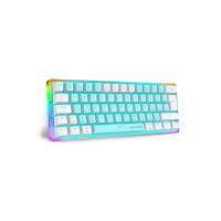 MX-1 Mekanik Klavye RGB Red Switch Türkçe Oyuncu Klavyesi Beyaz Mini Klavye Kablolu