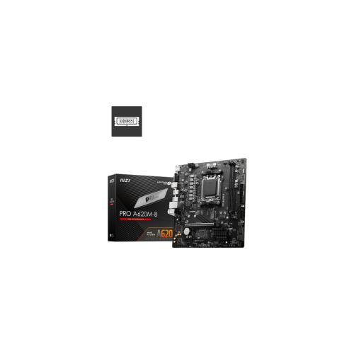 Pro A620M-B AMD A620 AM5 Soket DDR5 6800(OC)MHz mATX Anakart