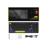 Red Switch Z-94 Mekanik Klavye %90 Rainbow Işıklı Oyuncu Klavyesi (İngilizce Q Klavye) Huano