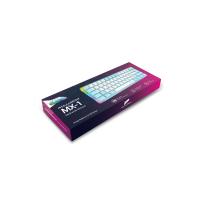Rgb Oyuncu Klavyesi MX-1 Mekanik Gaming Blue Switch Klavye Türkçe Q Beyaz Mini Klavye