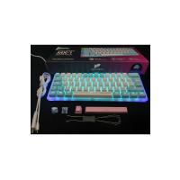 Rgb Oyuncu Klavyesi MX-1 Mekanik Gaming Blue Switch Klavye Türkçe Q Beyaz Mini Klavye