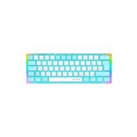 Rgb Oyuncu Klavyesi MX-1 Mekanik Gaming Blue Switch Klavye Türkçe Q Beyaz Mini Klavye