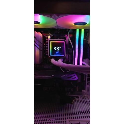 TR360 ARGB (Beyaz Renk) – Isı Dereceli İşlemci Sıvı Soğutucu Fanı