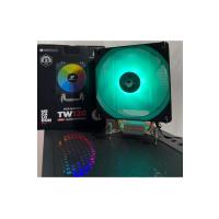 TW120 6 Bakır Borulu ARGB Kule Tipi İşlemci Soğutucu Cpu Fanı Sadece İntel İşlemciler İçin