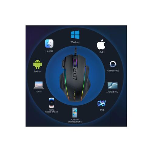 X-49 RGB 12400 Kablolu Oyuncu Mouse