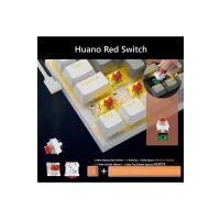 Z-11 Mini 60% Mekanik Gaming Mini Huano Red Switch Klavye (BEYAZ, GRİ, TURUNCU TUŞLAR) Ingilizce
