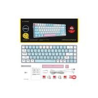 Z-686 Mini Mekanik Klavye Huano Red Switch Gamer Klavyesi 68 Tuş