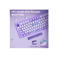 Z-94 Blue Switch İngilizce Mekanik Oyuncu Klavyesi (Mor Arka Işıklandırma)