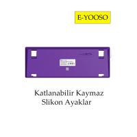 Z-94 Mekanik Oyuncu Klavyesi Beyaz Mor (KIRMIZI SWİTCH)