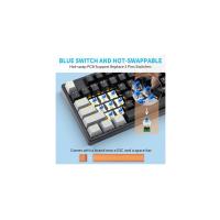 Z87 Mekanik Klavye Blue Switch Tuşlar Siyah, Gri Ve Turuncu 9 Farklı Işık Modu Hot Swap
