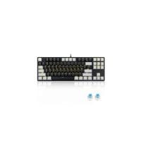 Z87 Mekanik Klavye Blue Switch Tuşlar Siyah, Gri Ve Turuncu 9 Farklı Işık Modu Hot Swap